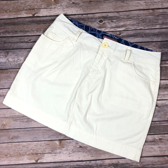 Vineyard Vines Dresses & Skirts - Vineyard Vines | Chino Mini Skirt Cream 10